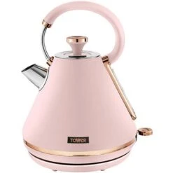Tower Cavaletto Pyramid Kettle And 2 Slice Toaster Set Pink -Small Appliances Store 83668521 3