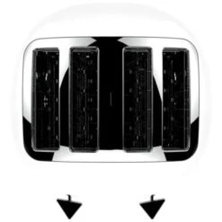 The Funky Appliance Company 4 Slice Toaster White -Small Appliances Store 83668771 5