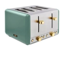 Tower Cavaletto Toaster 4 Slice Jade
