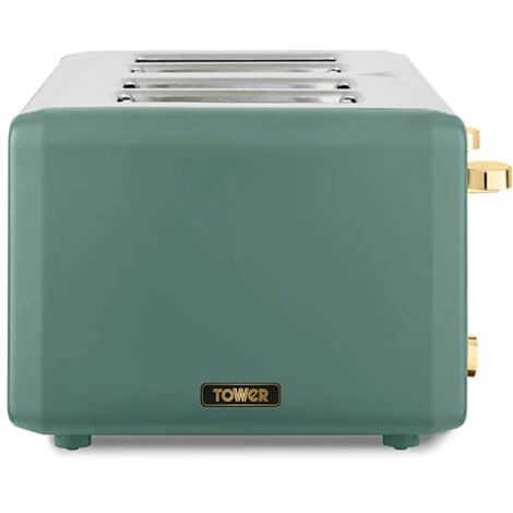 Tower Cavaletto Toaster 4 Slice Jade 2 Tower Cavaletto Toaster 4 Slice Jade - Image 2