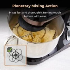 Tower Stand Mixer Rose Gold 5 Litre Stainless Steel Bowl Black -Small Appliances Store 83670895 3