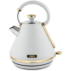 Tower Cavaletto Pyramid Kettle And 2 Slice Toaster Set Optic White -Small Appliances Store 83671076 3