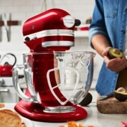 KitchenAid Artisan Mixer 156 Candy Apple With Glass Bowl With Free Gift -Small Appliances Store 83671413 3