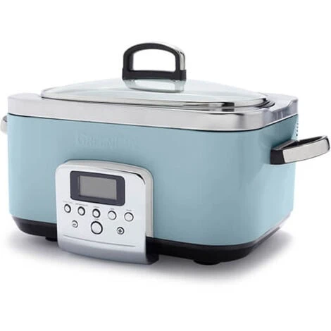 GreenPan Non-Stick Slow Cooker 6L Blue 1 GreenPan Non-Stick Slow Cooker 6L Blue