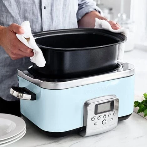GreenPan Non-Stick Slow Cooker 6L Blue 5 GreenPan Non-Stick Slow Cooker 6L Blue - Image 5