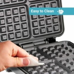 Waffle Maker Iron 4 Slice Non-Stick Electric Belgian Waffle Machine 1000W Geepas 9 Waffle Maker Iron 4 Slice Non-Stick Electric Belgian Waffle Machine 1000W Geepas -Small Appliances Store 83743679 5