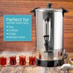 10 L Commercial Catering Kitchen Hot Water Boiler Tea Urn 1650W Boiler Geepas 9 10 L Commercial Catering Kitchen Hot Water Boiler Tea Urn 1650W Boiler Geepas -Small Appliances Store 83743696 5