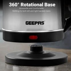 Electric Kettle Stainless Steel Cordless Jug 1.8L Overheat Protection Geepas -Small Appliances Store 83743717 5