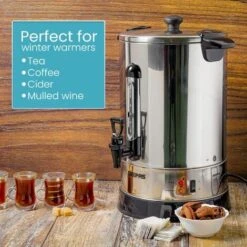 Commercial Catering Urn Kitchen Hot Water Boiler Tea Coffee Stainless Steel 15L -Small Appliances Store 83743794 5