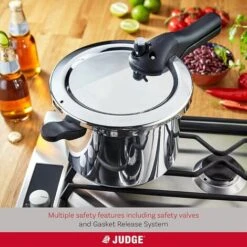 Judge 5 Litre Pressure Cooker W Steamer Basket, Divider Insert & Trivet, Large -Small Appliances Store 84693933 4