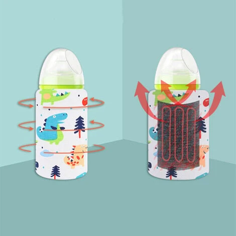 Portable USB Baby Bottle Warmer Thermostat For Family Outdoor Travel (Polar Bear) 3 Portable USB Baby Bottle Warmer Thermostat For Family Outdoor Travel (Polar Bear) - Image 3