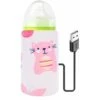 Portable USB Baby Bottle Warmer Thermostat For Outdoor Family Travel (Cat)