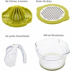 Manual Citrus Squeezer Lemon Squeezer 4 In 1 Citrus Squeezer Citrus Juicer With 400ml Container, Manual Citrus Squeezer Lemon Squeezer, Hand Squeezer Citrus Squeezer -Small Appliances Store 85878863 3