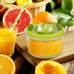 Manual Citrus Squeezer Lemon Squeezer, 4 In 1 Citrus Squeezer Manual Orange Squeezer, Orange Squeezer With 400ml Container, Plastic Lemon Squeezer, Citrus Squeezer, Citrus And Fruit Squeezer, Multi-Wa -Small Appliances Store 85883018 5
