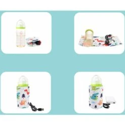Portable USB Baby Bottle Warmer Thermostat For Family Outdoor Travel (Donut) -Small Appliances Store 85885220 4