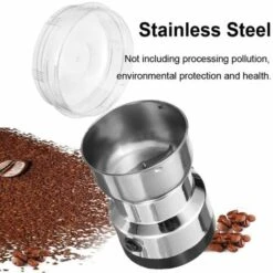 150W Electric Coffee Grinder, Grinder For Flax Seeds, Nuts, Pepper, Spices, Coffee Seeds And Others With Stainless Steel Blades -Small Appliances Store 86103188 3