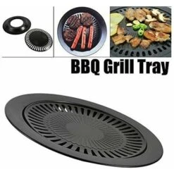 Barbecue Grill Pan - Korean Style Non-Stick Smokeless BBQ Grill Rack Basket Barbecue Pan Stovetop Grill Roasting Trays For Vegetable Kabobs Seafood 7 Barbecue Grill Pan - Korean Style Non-Stick Smokeless BBQ Grill Rack Basket Barbecue Pan Stovetop Grill Roasting Trays For Vegetable Kabobs Seafood -Small Appliances Store 86197836 3