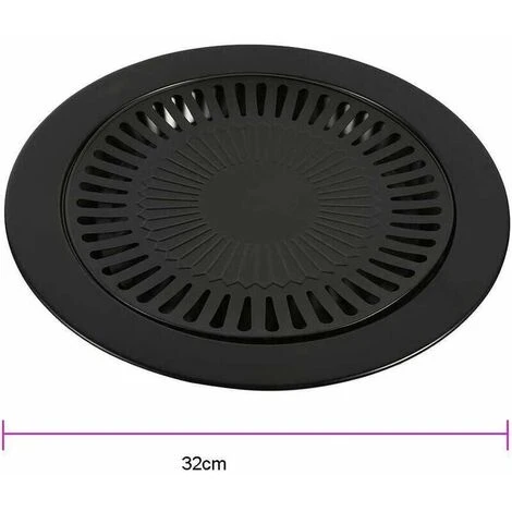 Barbecue Grill Pan - Korean Style Non-Stick Smokeless BBQ Grill Rack Basket Barbecue Pan Stovetop Grill Roasting Trays For Vegetable Kabobs Seafood 4 Barbecue Grill Pan - Korean Style Non-Stick Smokeless BBQ Grill Rack Basket Barbecue Pan Stovetop Grill Roasting Trays For Vegetable Kabobs Seafood - Image 4