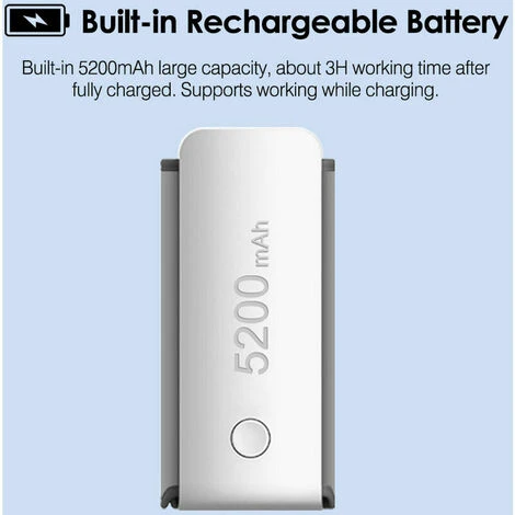 Portable Wireless Baby Bottle Warmer Travel Breastmilk Warmer Cooler Bag Built-in Battery With USB Charging Cable (White) 3 Portable Wireless Baby Bottle Warmer Travel Breastmilk Warmer Cooler Bag Built-in Battery With USB Charging Cable (White) - Image 3