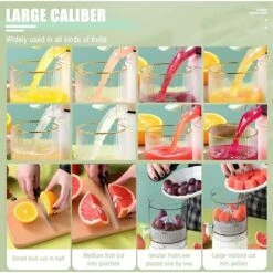 Multifunctional Electric Citrus Juicer Heavy Duty Lemon Orange Grapefruit Juice Extractor Squeezer Portable USB Rechargeable Cordless Juicer For Kitchen Travel -Small Appliances Store 86604377 4