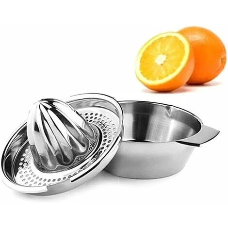 RHAFAYRE Manuel En Acier Inoxydable Juicer, Presse-Agrumes INOX Orange Presse-Agrumes Manuel Acier Inoxydable Presse-Agrumes Pour Citron Ustensile De Cuisine 3 RHAFAYRE Manuel En Acier Inoxydable Juicer, Presse-Agrumes INOX Orange Presse-Agrumes Manuel Acier Inoxydable Presse-Agrumes Pour Citron Ustensile De Cuisine - Image 3