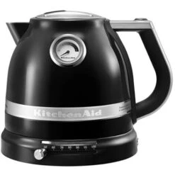 KitchenAid Artisan Onyx Black 2 Slot Toaster And Kettle Set -Small Appliances Store 87182673 3
