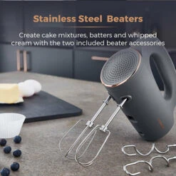 Tower Cavaletto Hand Mixer Grey 8 Tower Cavaletto Hand Mixer Grey -Small Appliances Store 87184995 4