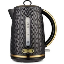 Tower Empire Kettle And 2 Slice Toaster Set Black -Small Appliances Store 87185148 3