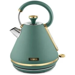 Tower Cavaletto Pyramid Kettle And 2 Slice Toaster Set Jade -Small Appliances Store 87185152 3