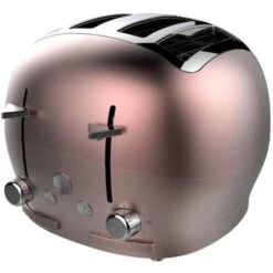 The Funky Appliance Company 1.7 Litre Kettle And 4 Slice Toaster Set Rose Gold Pink -Small Appliances Store 87185757 3
