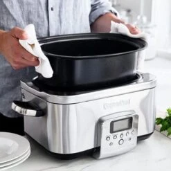 GreenPan Non-Stick Slow Cooker 6L Stainless Steel -Small Appliances Store 87186027 5