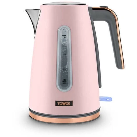 Tower Cavaletto Jug Kettle And 2 Slice Toaster Set Pink 3 Tower Cavaletto Jug Kettle And 2 Slice Toaster Set Pink - Image 3