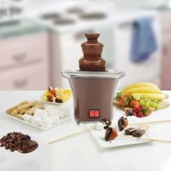 Fondue Maker,Chocolate Fountain Chocolate Fountain Party Chocolate Fountain Home Chocolate Fountain Chocolate Fondue Fountain -Small Appliances Store 87602585 4