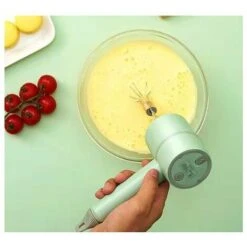 Household Electric Hand-held Cordless Egg Beater Mixer Multi-functional Creamer Cooking Green Whisk -Small Appliances Store 87611331 3