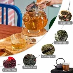 Tea Filter, Stainless Steel Tea Strainer, Tea Strainer, Tea Infuser Tea Strainer With Lid, Fine Hole Tea Filter, Foldable Handle Design Suitable For Cups/Teapot -Small Appliances Store 87636813 4
