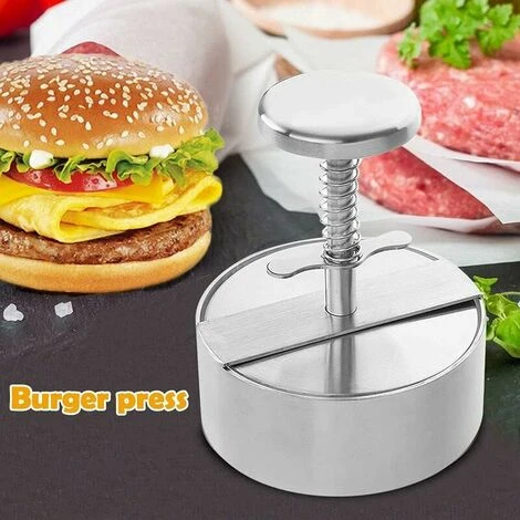 Burger Press, Adjustable Stainless Steel Nonstick Hamburger Press, For Parties, Dinners, BBQs, Dishwasher Safe 5 Burger Press, Adjustable Stainless Steel Nonstick Hamburger Press, For Parties, Dinners, BBQs, Dishwasher Safe - Image 5