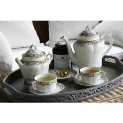 Tea Infuser Teapot - Stainless Steel Infuser (Gold) 7 Tea Infuser Teapot - Stainless Steel Infuser (Gold) -Small Appliances Store 87859550 3