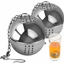 2 Pieces Tea Infuser, Stainless Steel Tea Infuser ø 4 Cm Tea Filter For Tea, Spices And Seasonings