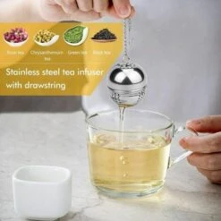 2 Pieces Tea Infuser, Stainless Steel Tea Infuser ø 4 Cm Tea Filter For Tea, Spices And Seasonings -Small Appliances Store 87859708 3