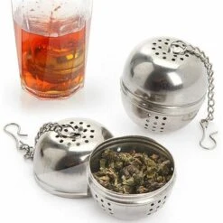 2 Pieces Tea Infuser, Stainless Steel Tea Infuser ø 4 Cm Tea Filter For Tea, Spices And Seasonings -Small Appliances Store 87859708 5