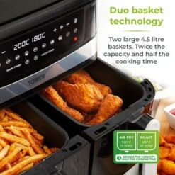 Tower 9 Litre Dual Basket Air Fryer 7 Tower 9 Litre Dual Basket Air Fryer -Small Appliances Store 87922656 3