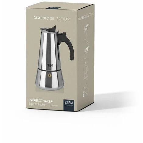 BEEM ESPRESSOMAKER Espresso Maker (300ml) - Stainless Steel/Black 3 BEEM ESPRESSOMAKER Espresso Maker (300ml) - Stainless Steel/Black - Image 3