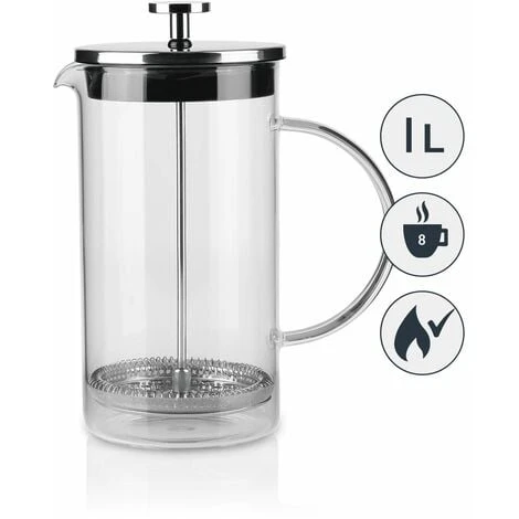BEEM FRENCH PRESS Coffee Maker (1000ml) - Glass 2 BEEM FRENCH PRESS Coffee Maker (1000ml) - Glass - Image 2