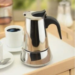 Apollo® Apollo Stainless Steel Induction 2 Cup Coffee Maker -Small Appliances Store 88217743 4