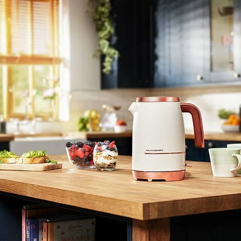 Beko Off White & Rose Gold Cosmopolis 1.7L Kettle And 2 Slice Toaster Set 3 Beko Off White & Rose Gold Cosmopolis 1.7L Kettle And 2 Slice Toaster Set - Image 3