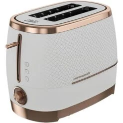 Beko Off White & Rose Gold Cosmopolis 1.7L Kettle And 2 Slice Toaster Set 8 Beko Off White & Rose Gold Cosmopolis 1.7L Kettle And 2 Slice Toaster Set -Small Appliances Store 88700088 4