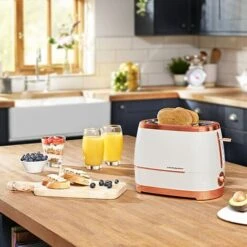 Beko Off White & Rose Gold Cosmopolis 1.7L Kettle And 2 Slice Toaster Set 9 Beko Off White & Rose Gold Cosmopolis 1.7L Kettle And 2 Slice Toaster Set -Small Appliances Store 88700088 5