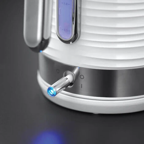 Russell Hobbs Inspire Kettle & 4 Slice Toaster Set White 3 Russell Hobbs Inspire Kettle & 4 Slice Toaster Set White - Image 3