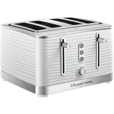 Russell Hobbs Inspire Kettle & 4 Slice Toaster Set White 4 Russell Hobbs Inspire Kettle & 4 Slice Toaster Set White - Image 4