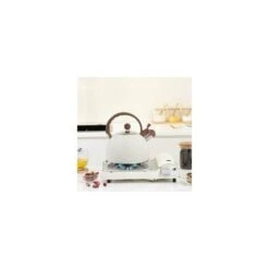 2.5 Liter Stainless Steel Whistling Kettle, Whistling Tea Kettle For Induction Gas Cookers, Easy To Clean, White -Small Appliances Store 88923900 3